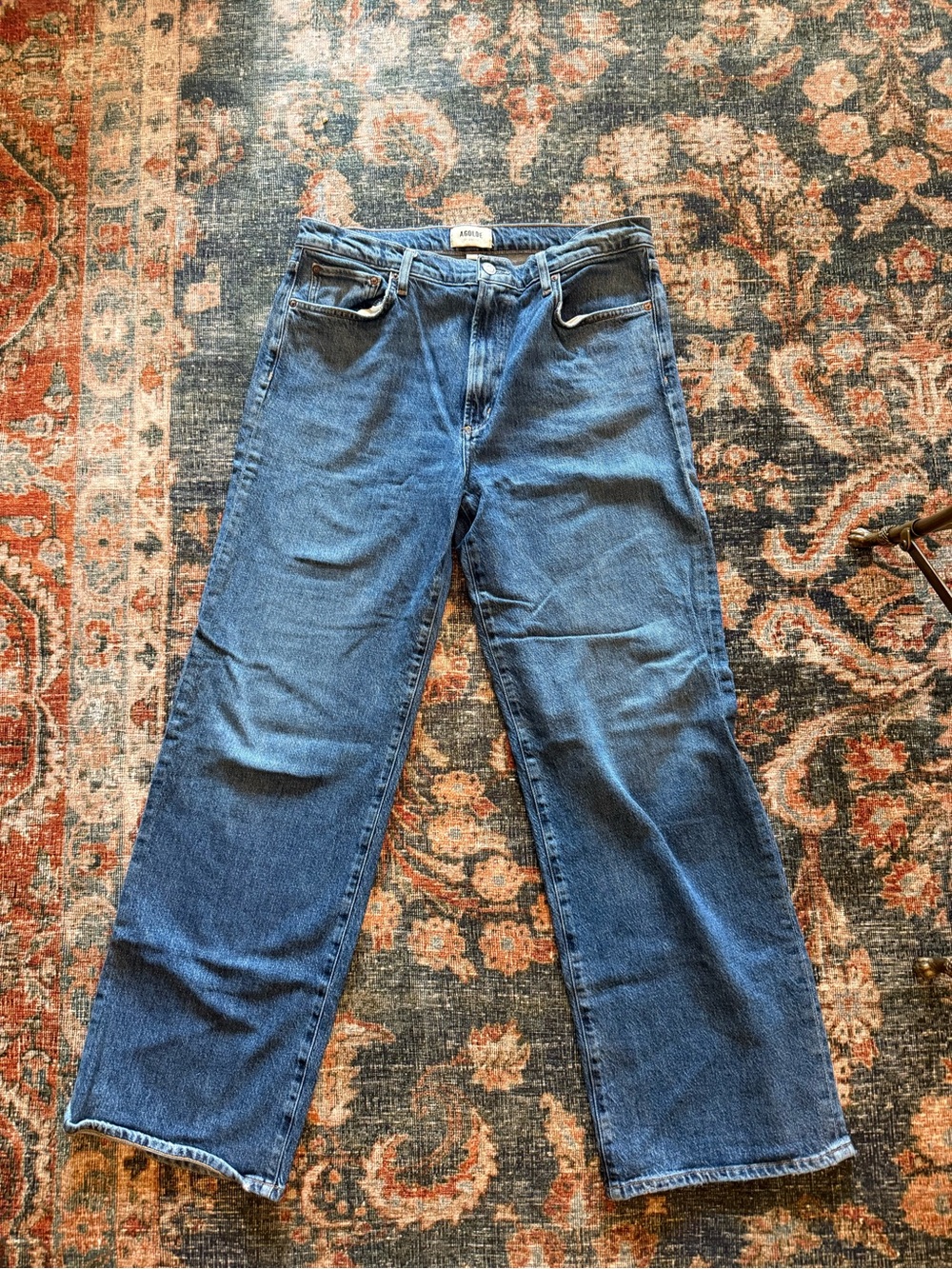 Agolde Harper Ankle Relaxed Straight Leg Jeans